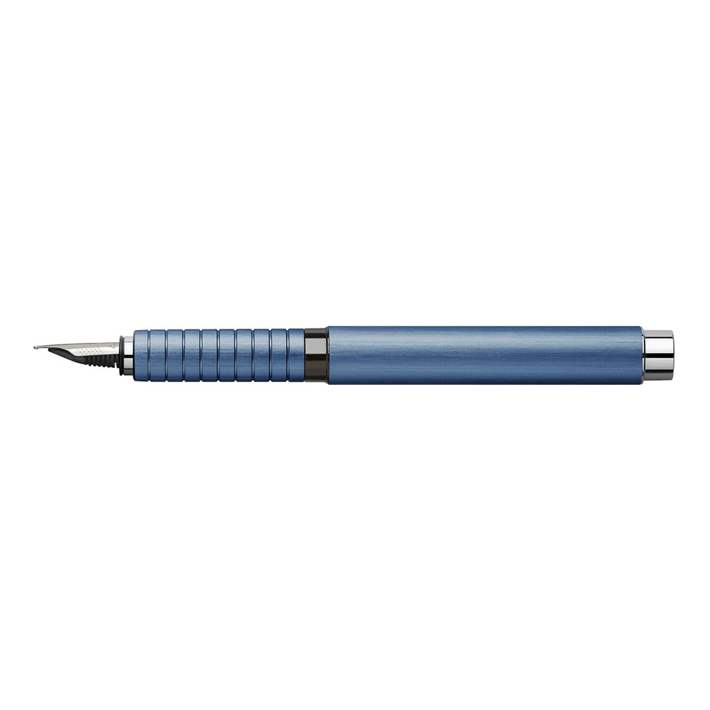 Essentio Aluminium Blue Fountain Pen * Faber Castell