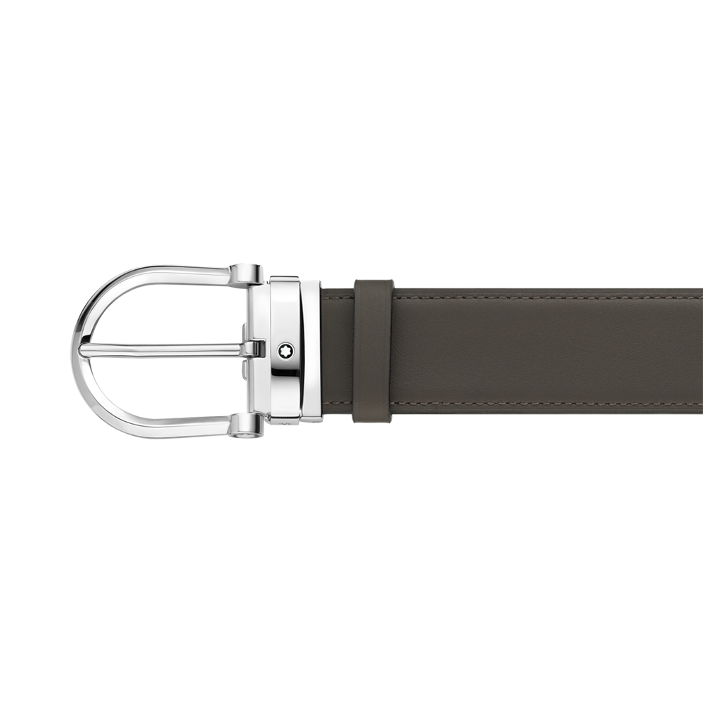 Belt Horseshoe Buckle Reversible Brown/Black * 129441 * Montblanc