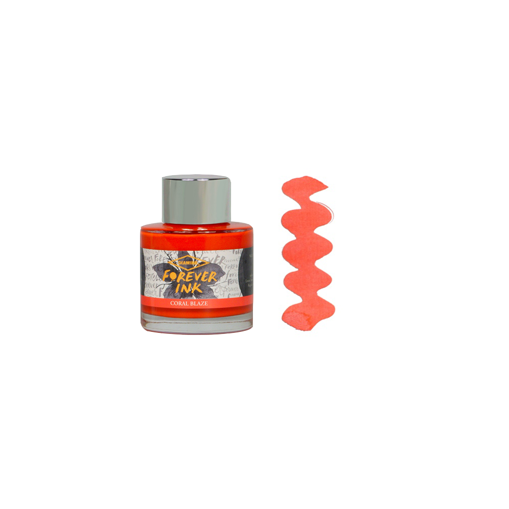 Coral Blaze Forever Ink 50ml, pigment * Diamine