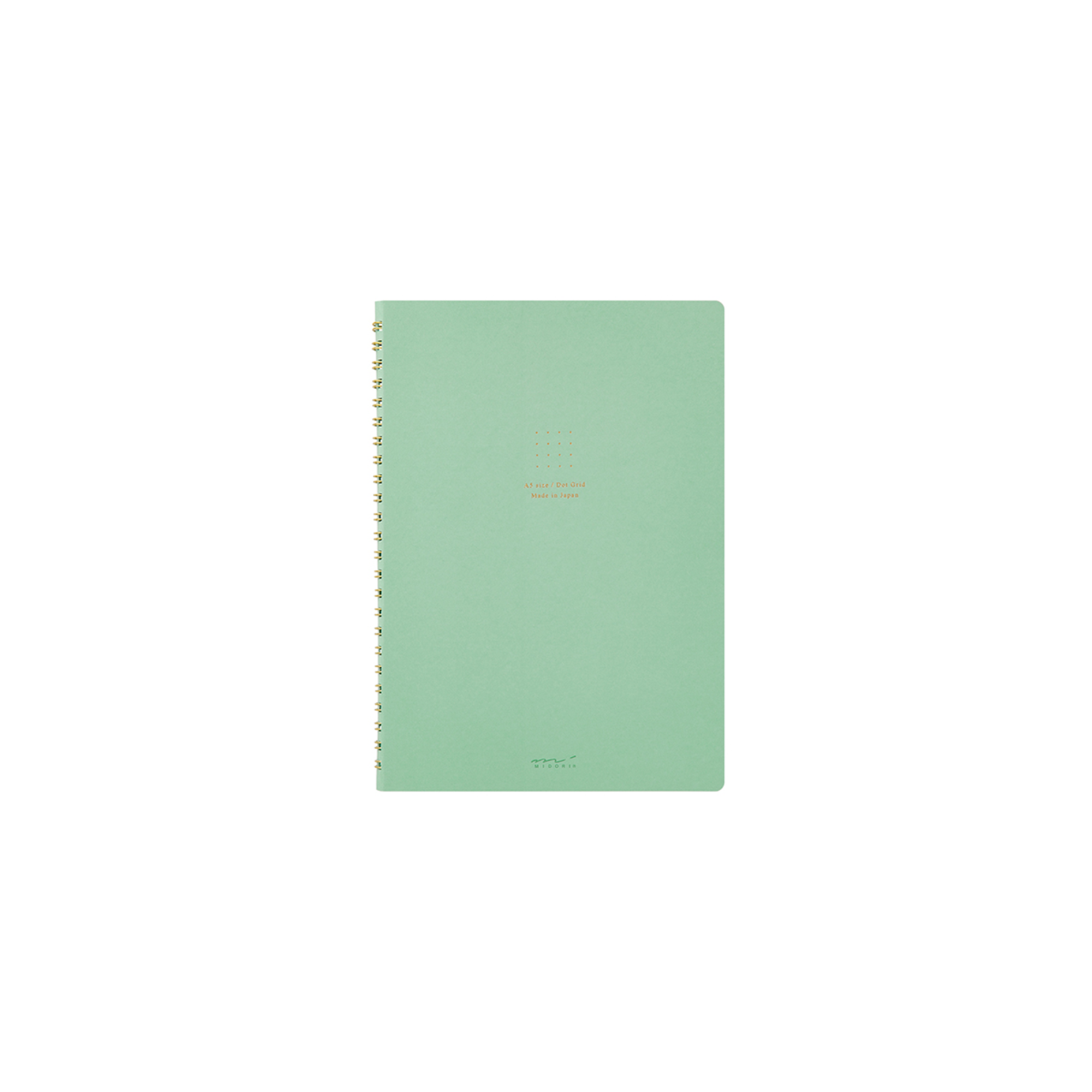 Green, Midori Ring Notebook Color Dot * Midori