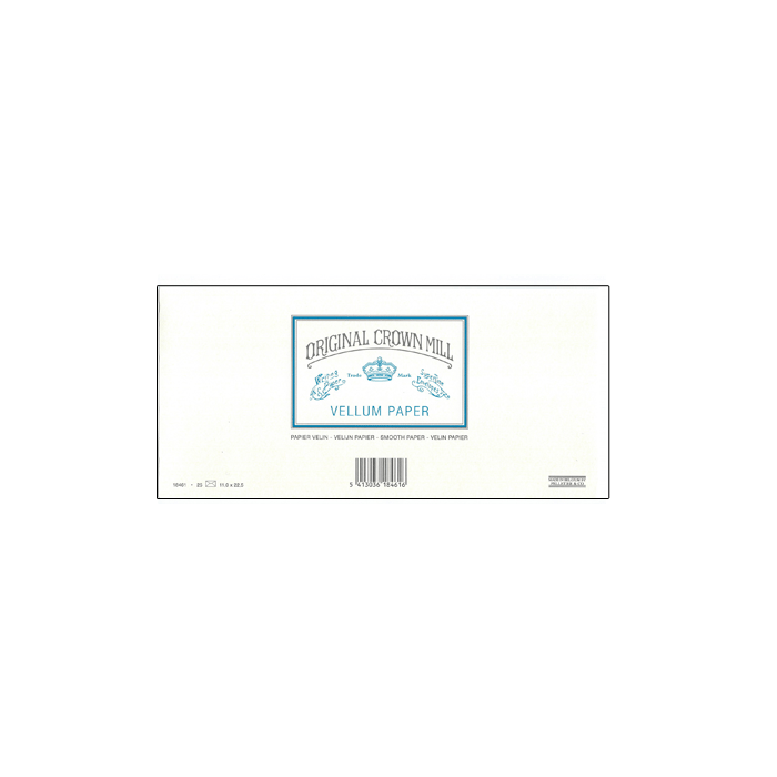 Vellum DL crème envelopes 18461 * Original Crown Mill