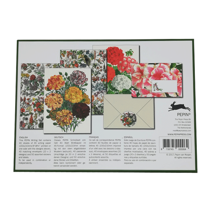 Flower prints * Letter writing set * The Pepin Press