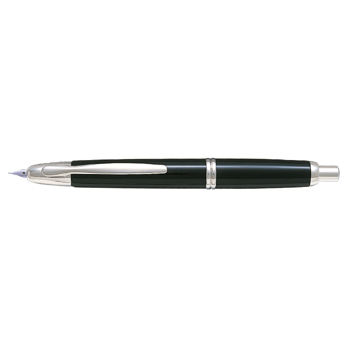 Capless Rhodium Zwart * Pilot