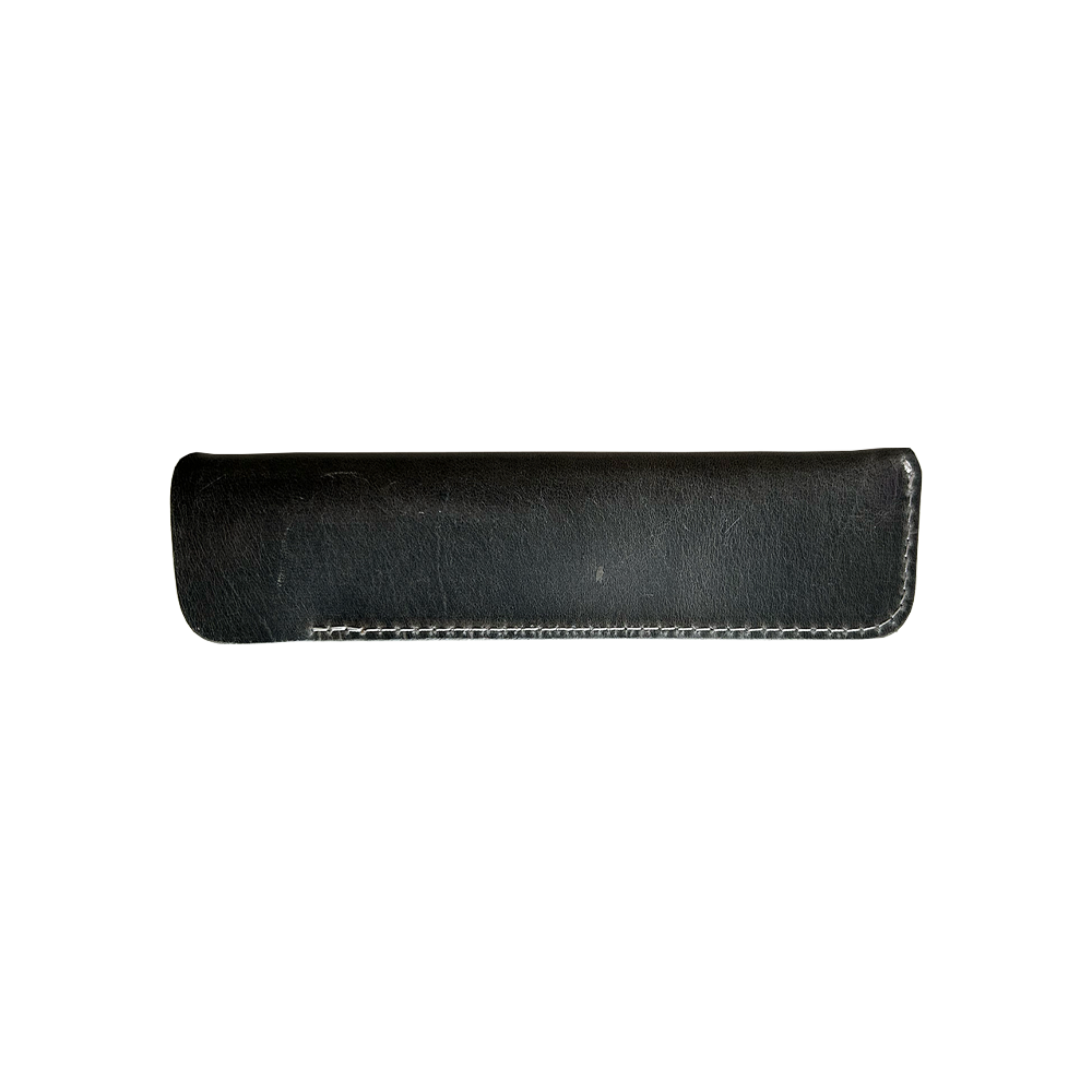 1 Pen Crazy Horse Grijs Pen sleeve* Galen Leather