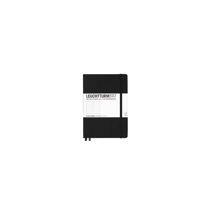 Notitieboek A5, Hardcover, Zwart * Leuchtturm1917