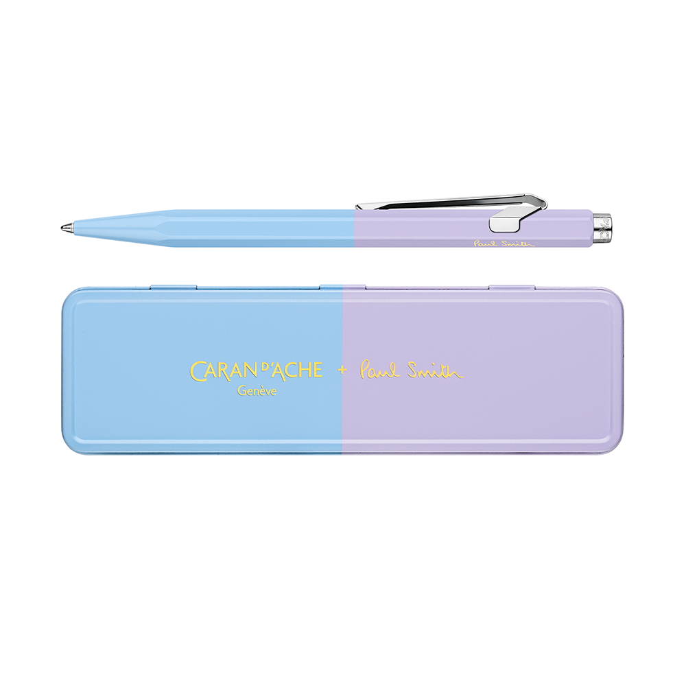 849 Skyblue-Lavender Paul Smith Ballpoint * Caran D'Ache