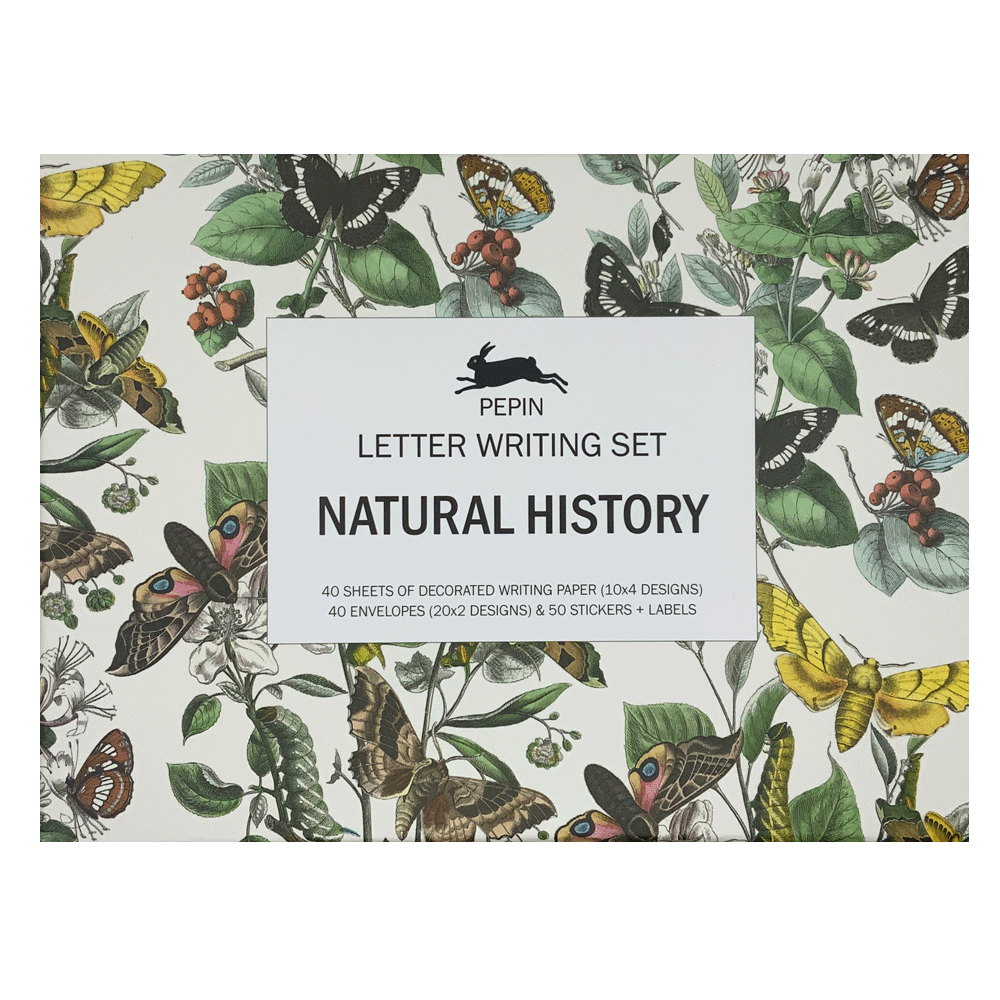 LW27 Natural History II * Letter writing set * The Pepin Press