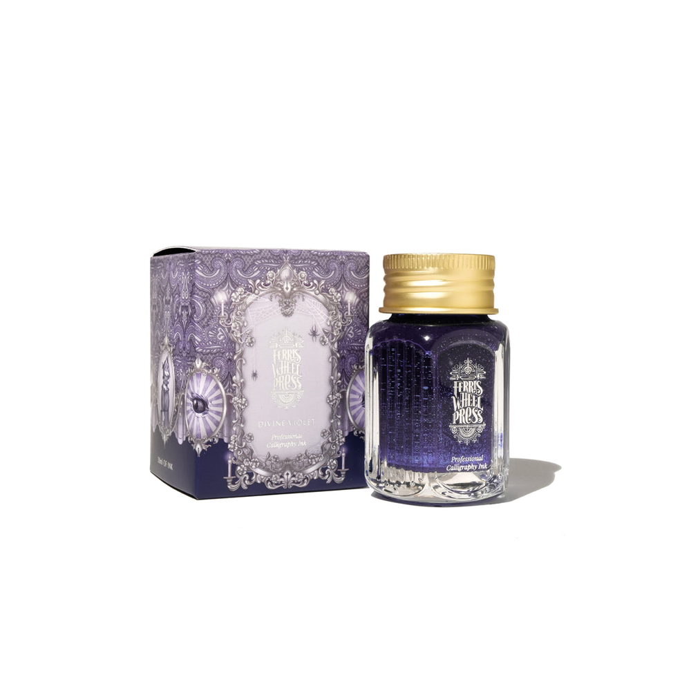 Divine Violet, Calligraphy ink 28ml * Ferris Wheel Press