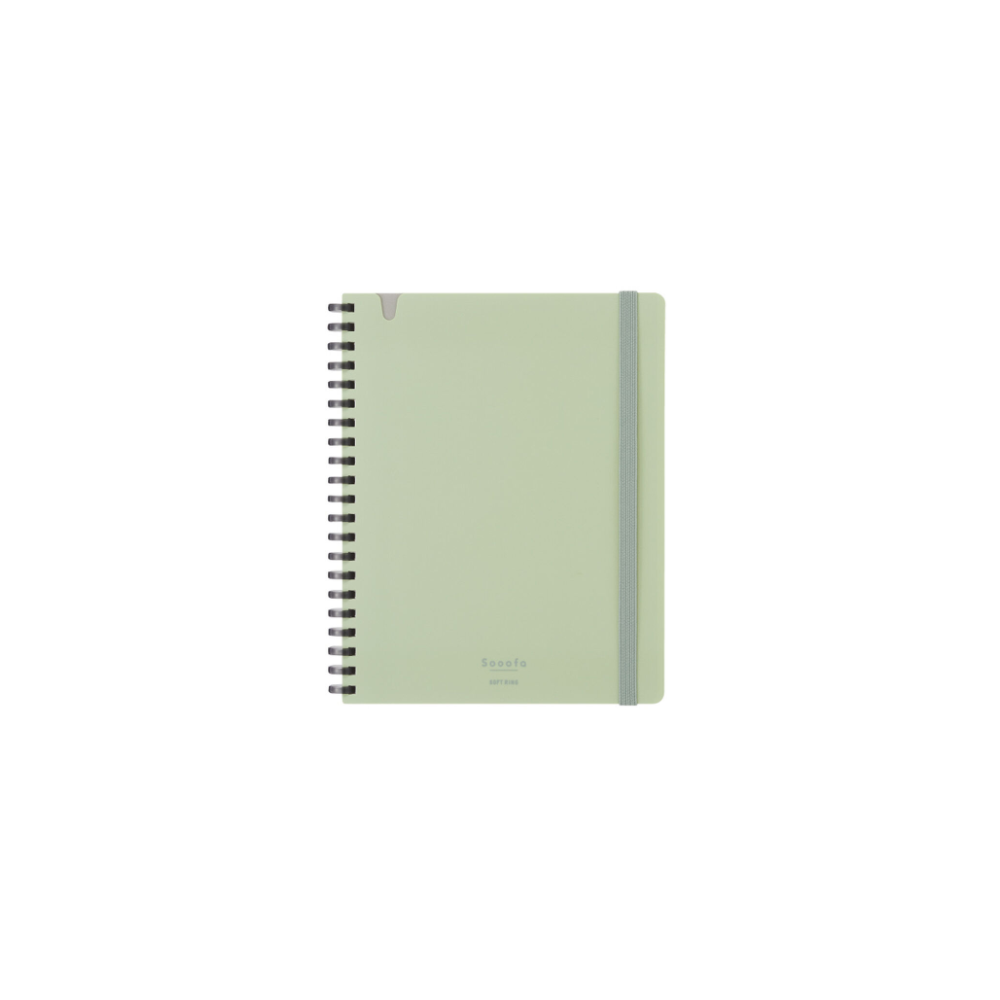 Notebook Softring Sooofa B6 Green * Kokuyo