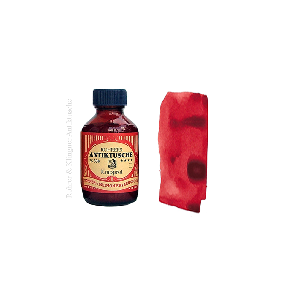 Antiktusche Krapprot, pigment ink * Rohrer & Klingner 