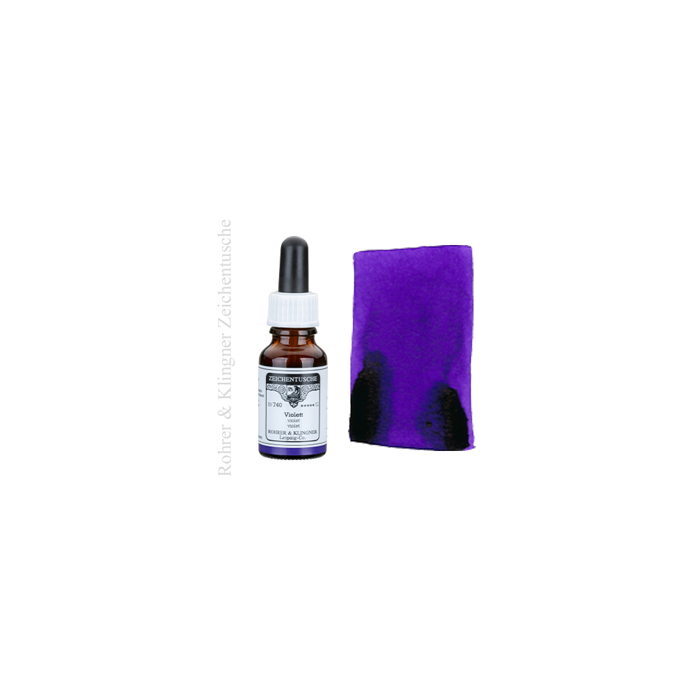 Zeichentusche Violett, pigment ink * Rohrer & Klingner 