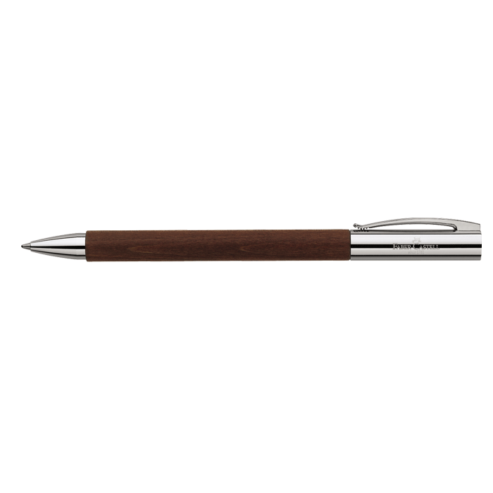 Ambition Pearwood darkbrown ballpoint *Faber-Castell
