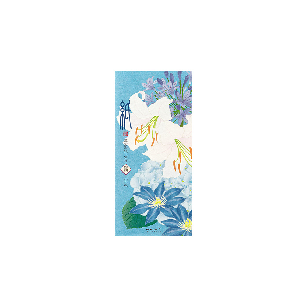 37.3 Summer Flowers '24 Message Pad * Midori