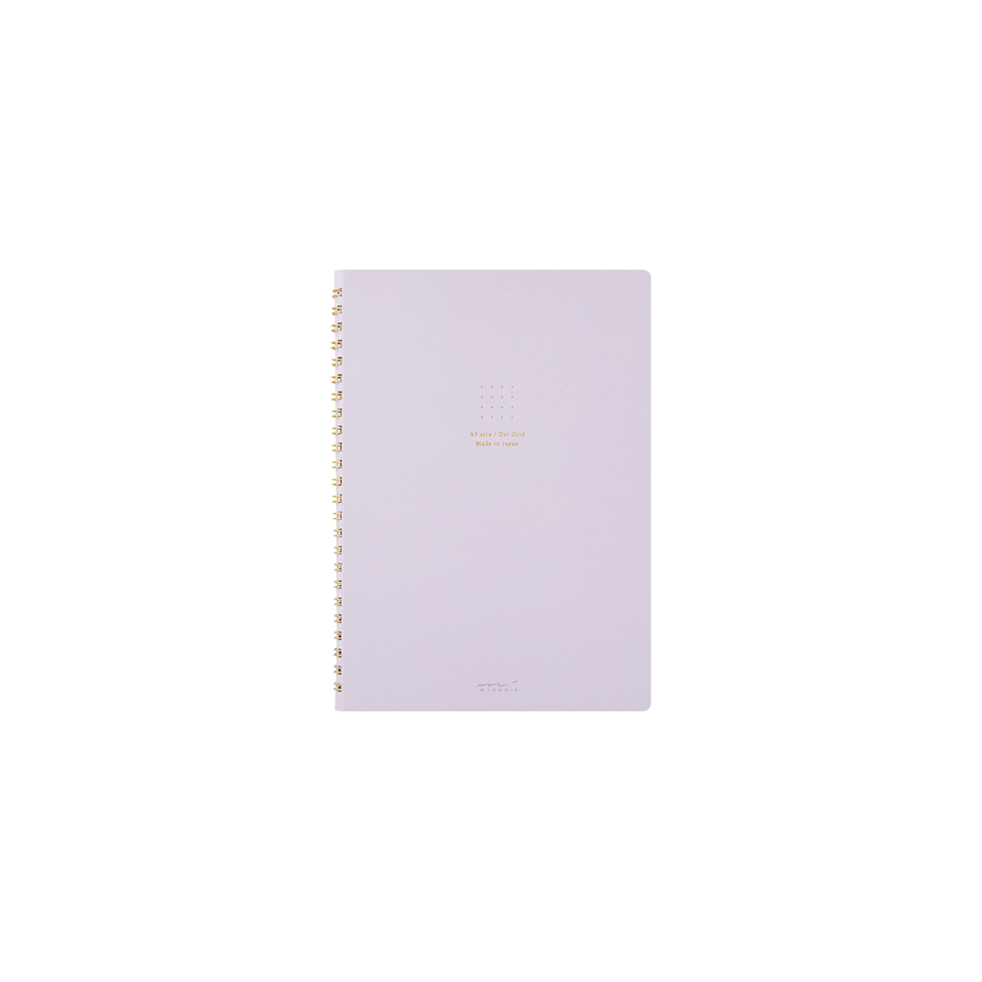 Purple, Midori Ring Notebook Color Dot * Midori