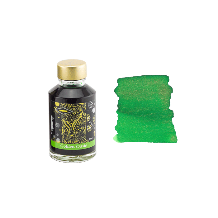 Golden Oasis shimmer ink * Diamine