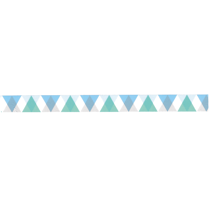 D336 * triangle and diamond blue * MT masking tape