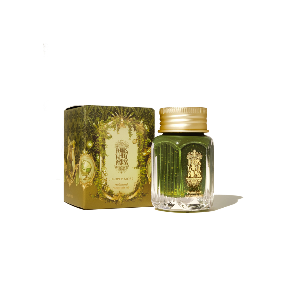 Juniper Moss, calligraphy ink 28ml * Ferris Wheel Press
