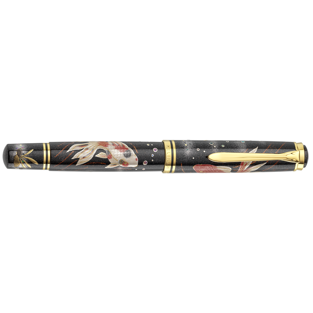 Maki-e Goldfish Souverän M1000 vulpen * Pelikan