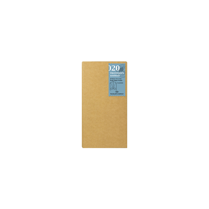 020 - kraft paper folder * regular *  Traveler's Company Japan