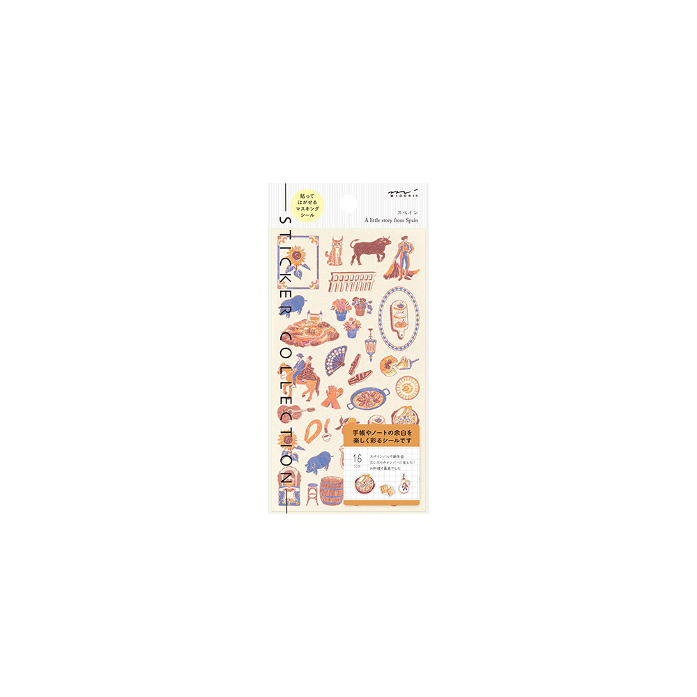 33. Stickers Spanish * Limited Edition * Midori