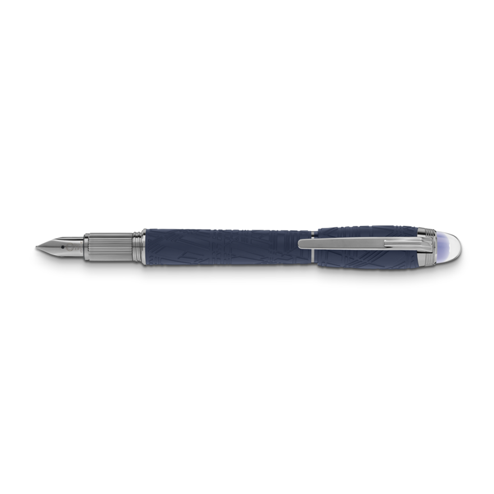 Starwalker SpaceBlue Precious Resin Fountain Pen * 130210 * Montblanc