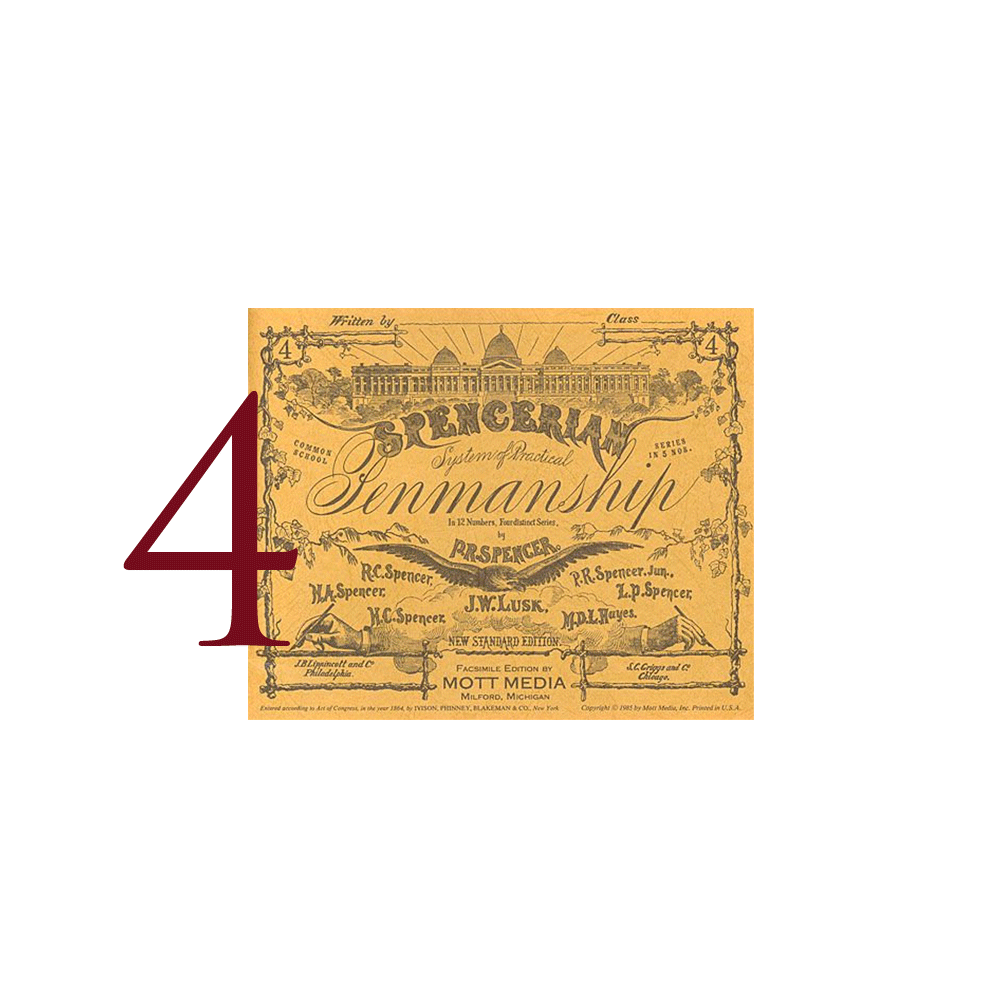 4. Spencerian Penmanship, oefenschrift 4 * Mott media