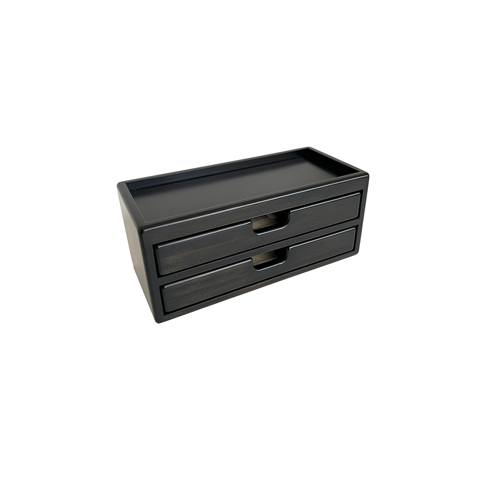 BB104 Hinoki Black Pen box for 8 pens * Toyooka Craft