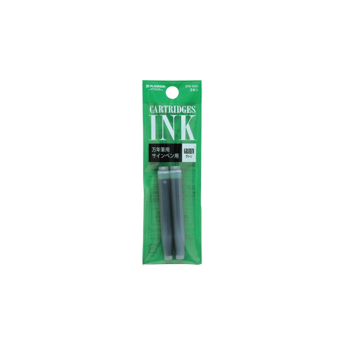 Green inktpatronen * Platinum/Nakaya