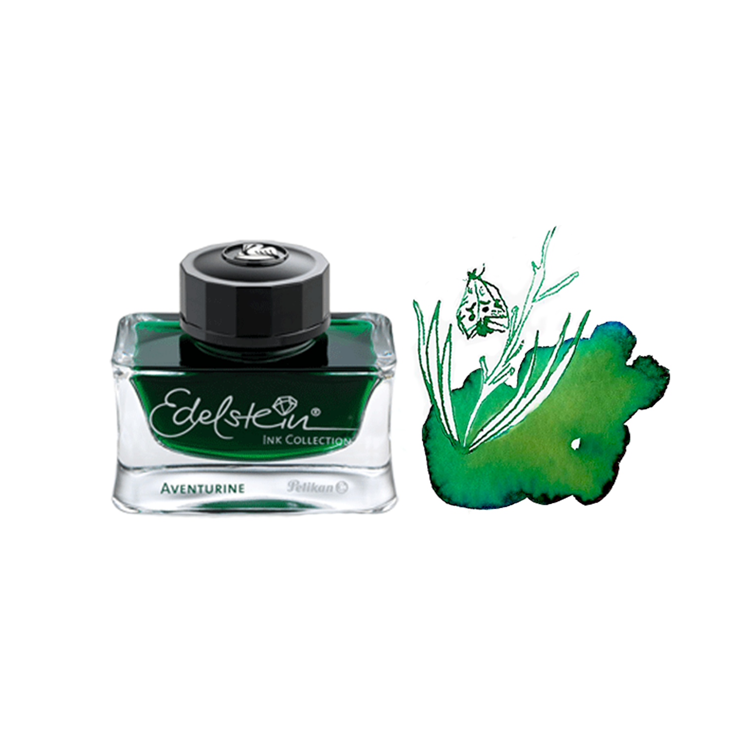 Edelstein Aventurine ink bottle * Pelikan 