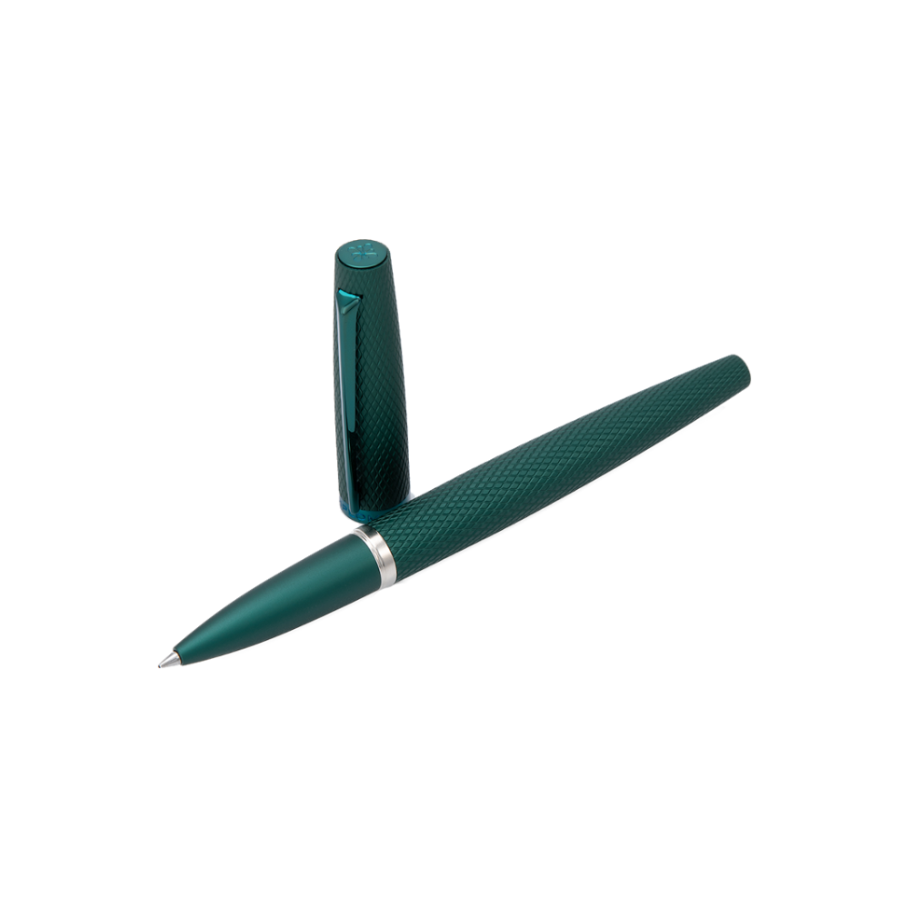 Viper Green Guilloche Rollerbal * Diplomat