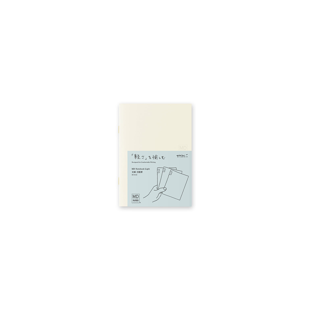 MD Light A6, tri-pack schriftjes, geruit * Midori