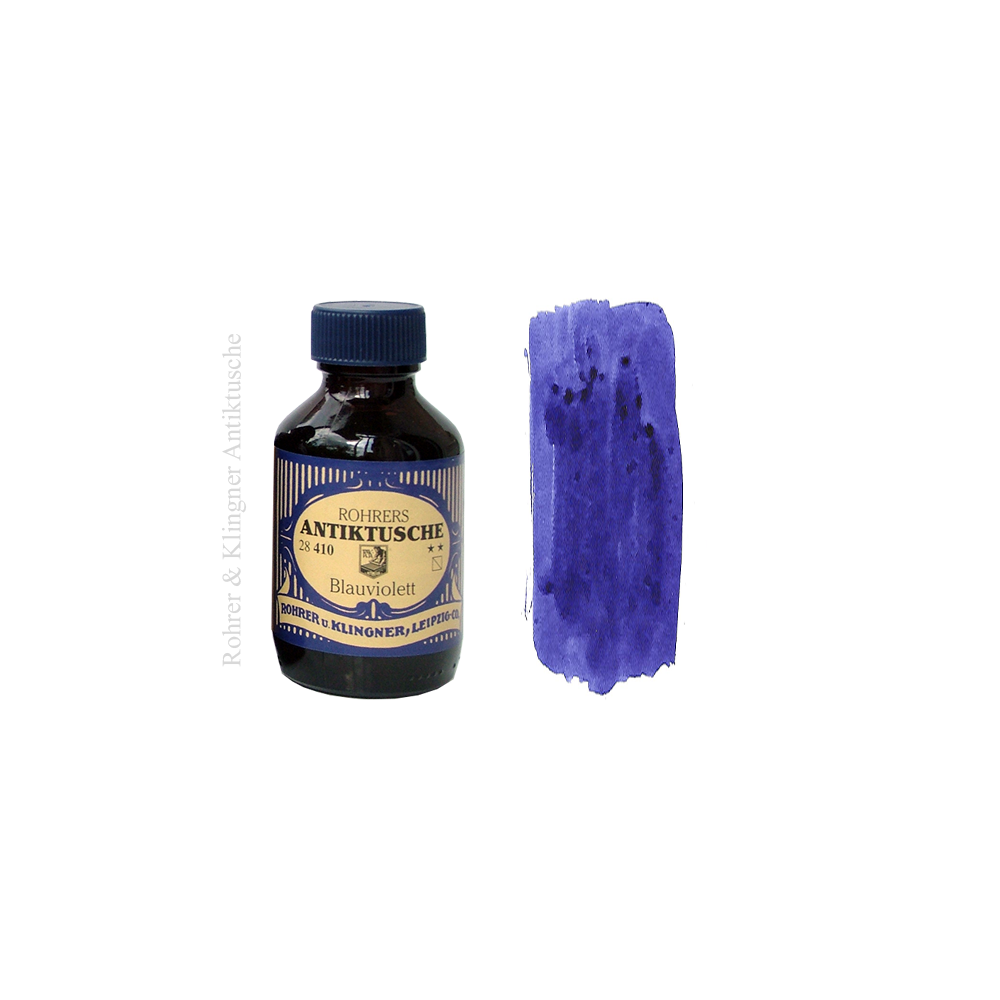 Antiktusche Blauviolett, pigment inkt * Rohrer & Klingner 