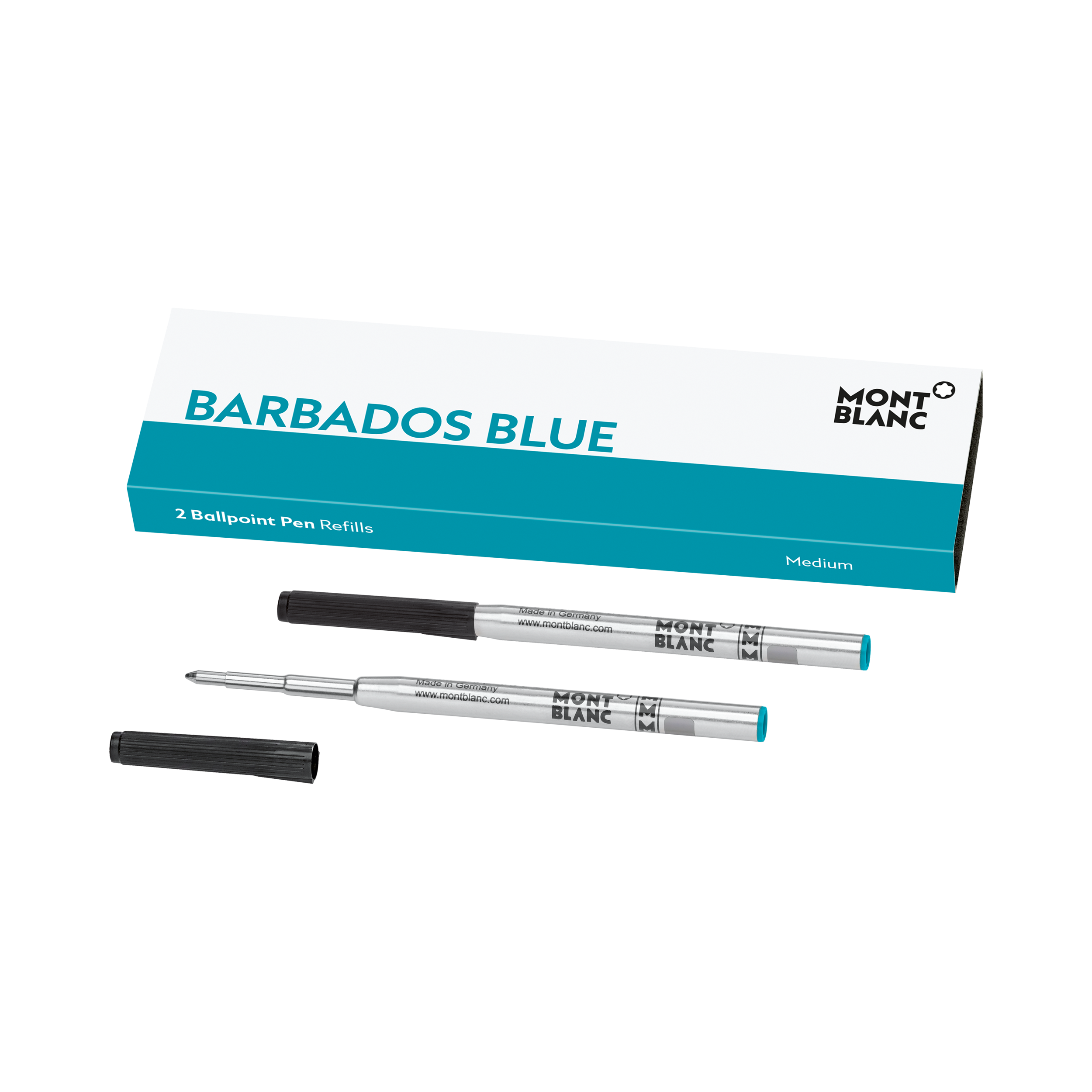 Barbados Blue ballpoint refills * Montblanc 