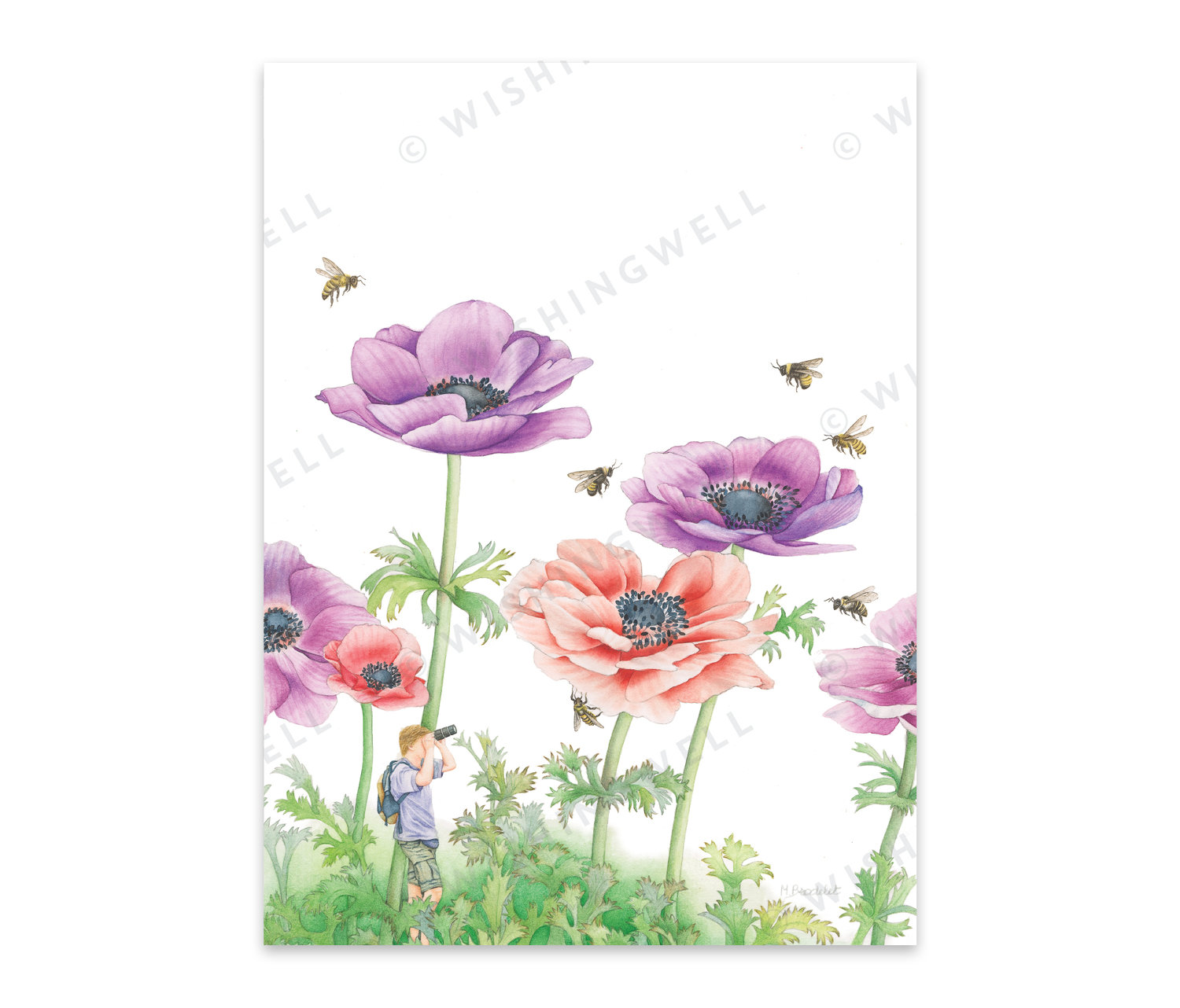 FL04. Anemone * Wishingwell gift card