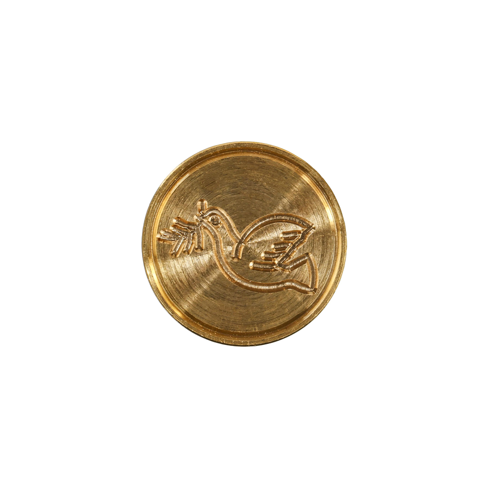 Brass Wax Seal Stamp 24mm Dove * J. Herbin