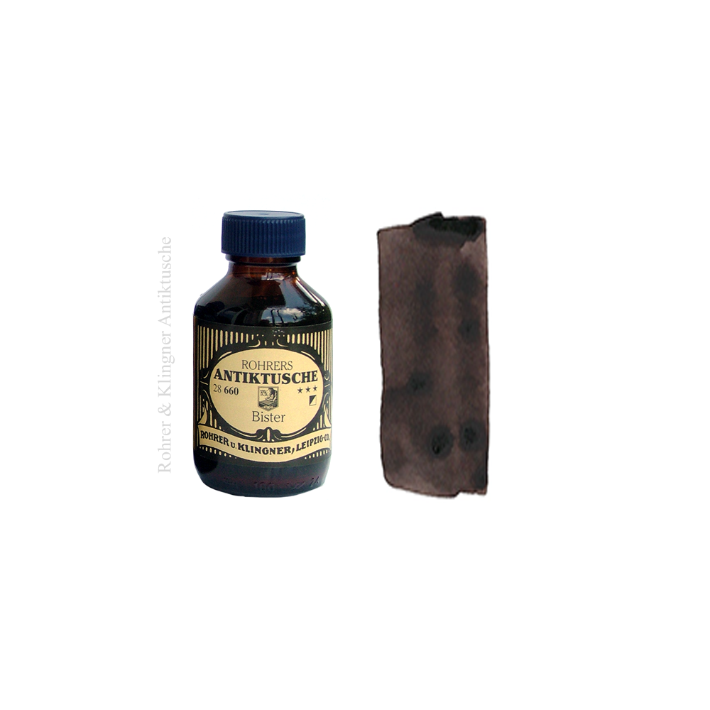 Antiktusche Bister, pigment ink * Rohrer & Klingner 