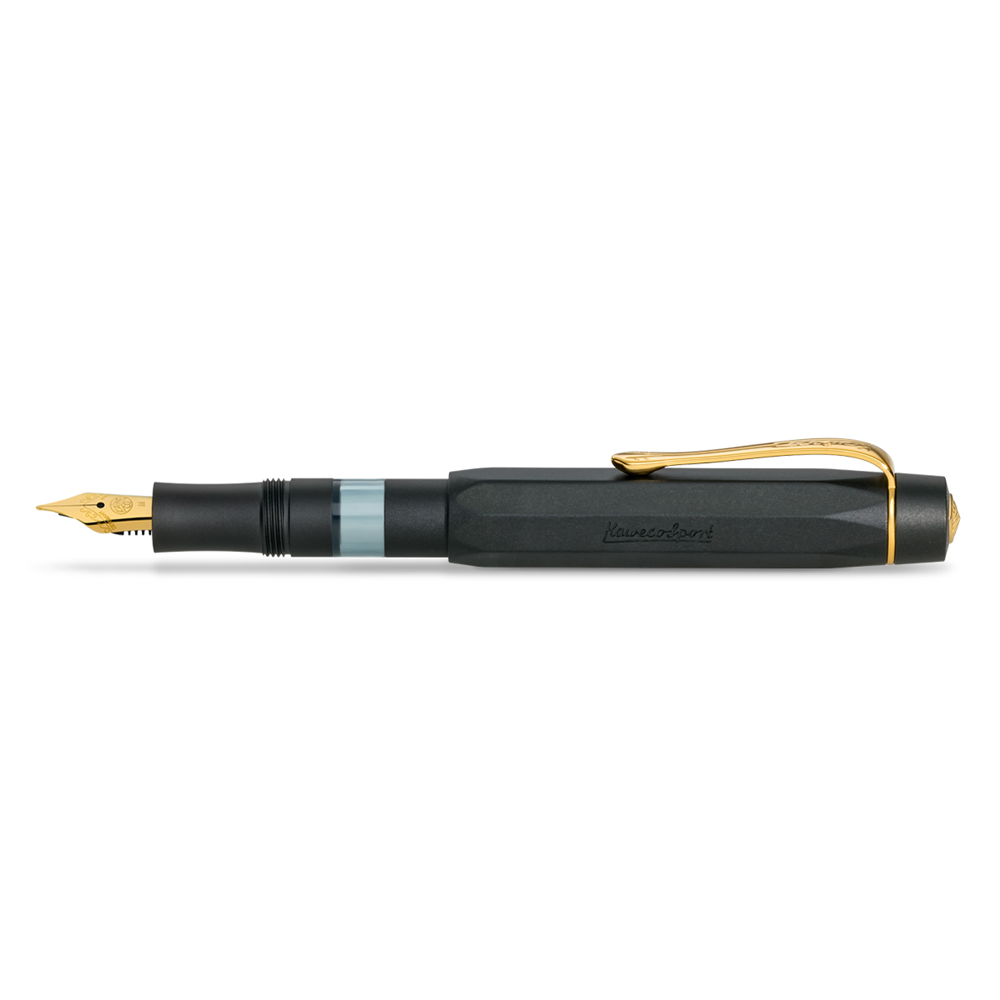 Sport AL Piston Filler Black fountain pen * Kaweco