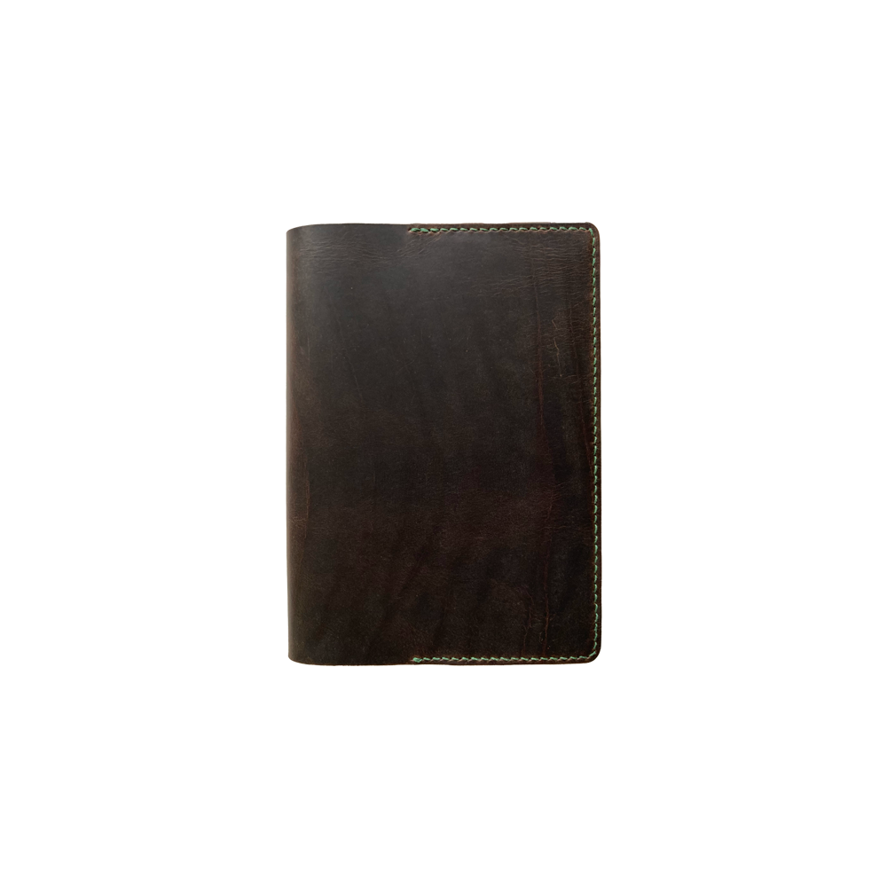 7C. Sadlebrown Forest, leather book cover * Kron