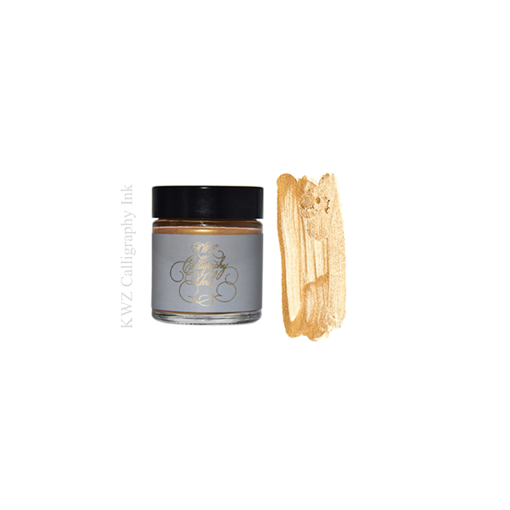 Yellow Gold Calligraphy Ink * KWZ
