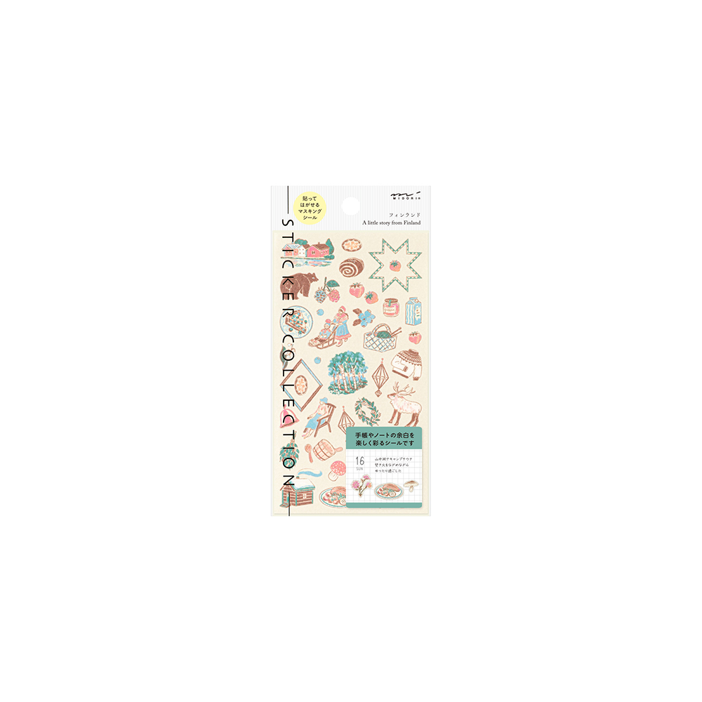 34. Stickers Finnish * Limited Edition * Midori