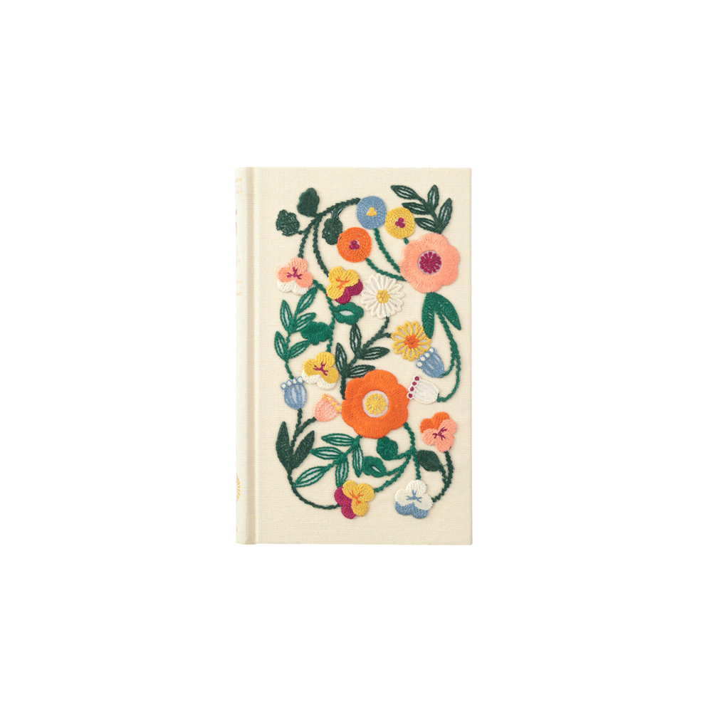 5-Jarig Dagboek Geborduurd Kaft Beige * Midori Daily Dairy