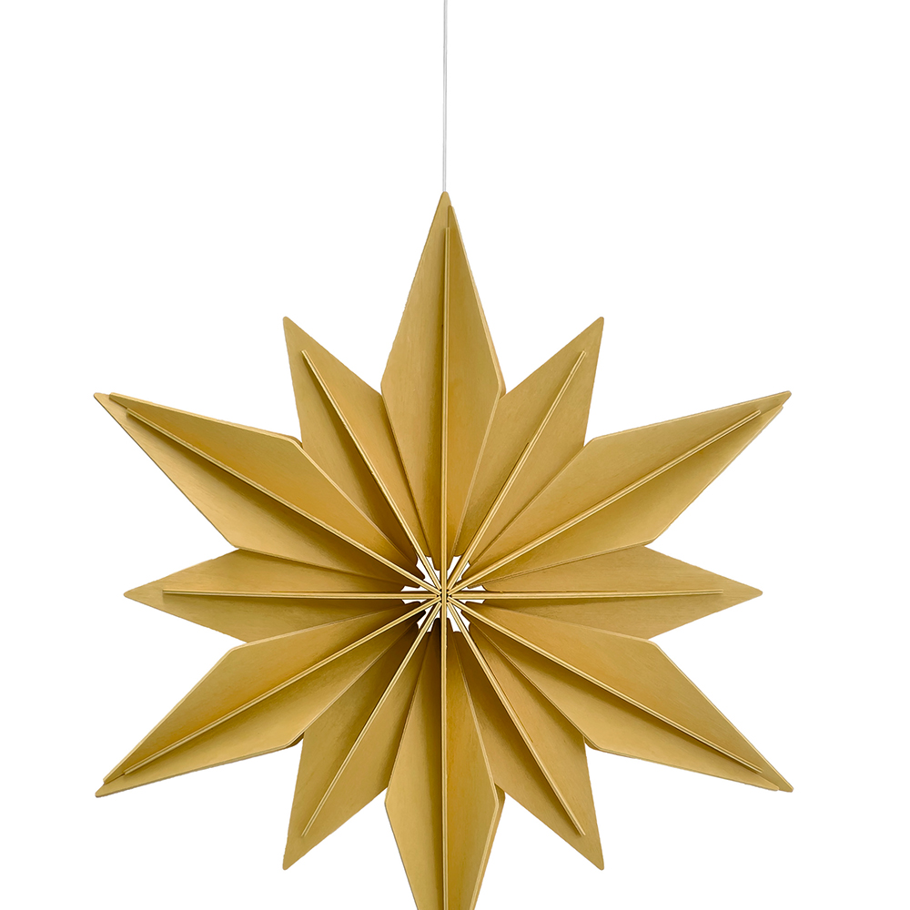 76. Decor Star Honey Yellow 36cm * 3D puzzel kaart * LOVI