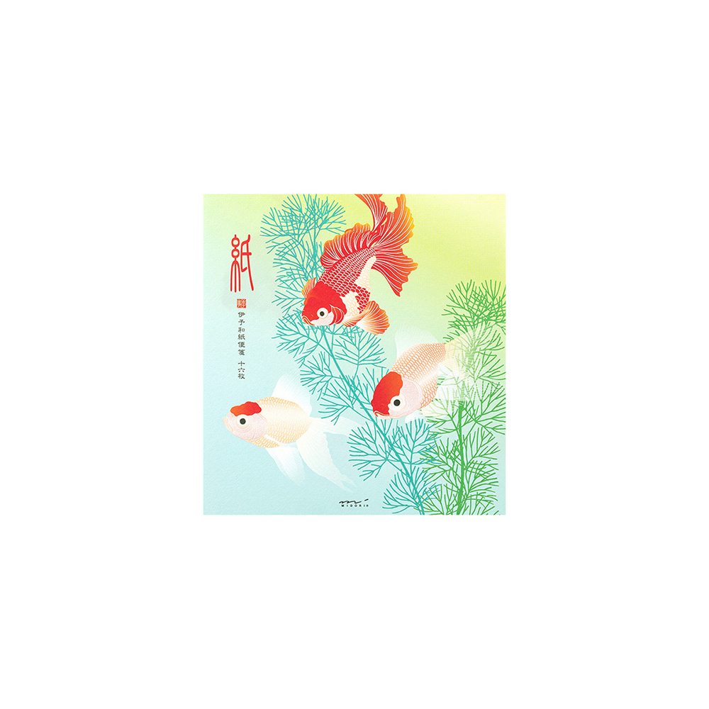 25.1 Goldfish letter pad * midori