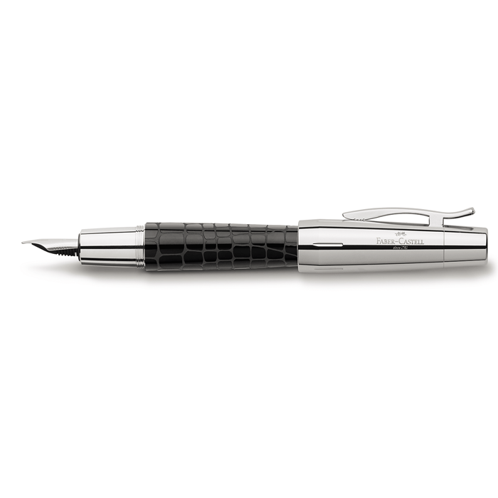 E-motion Croco zwart vulpen * Faber-Castell