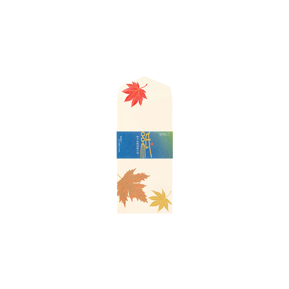 57.2 Fallen Leaves Envelopes * Midori