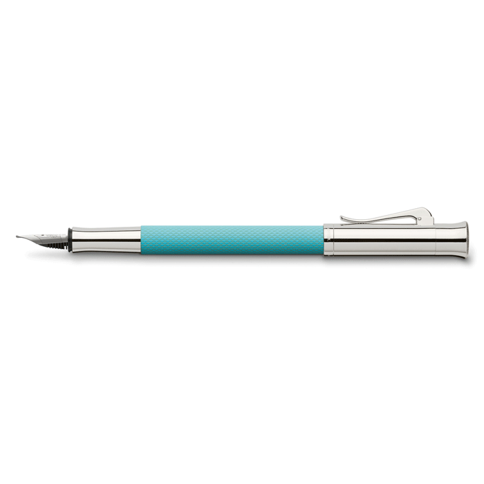 Guilloche Turquoise fountain pen * Graf von Faber-Castell