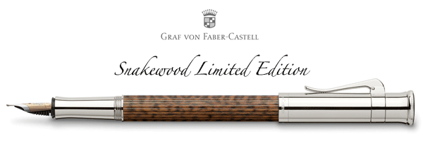 Heel boos strottenhoofd efficiënt Graf von Faber-Castell 'Classic Snakewood' limited editie.