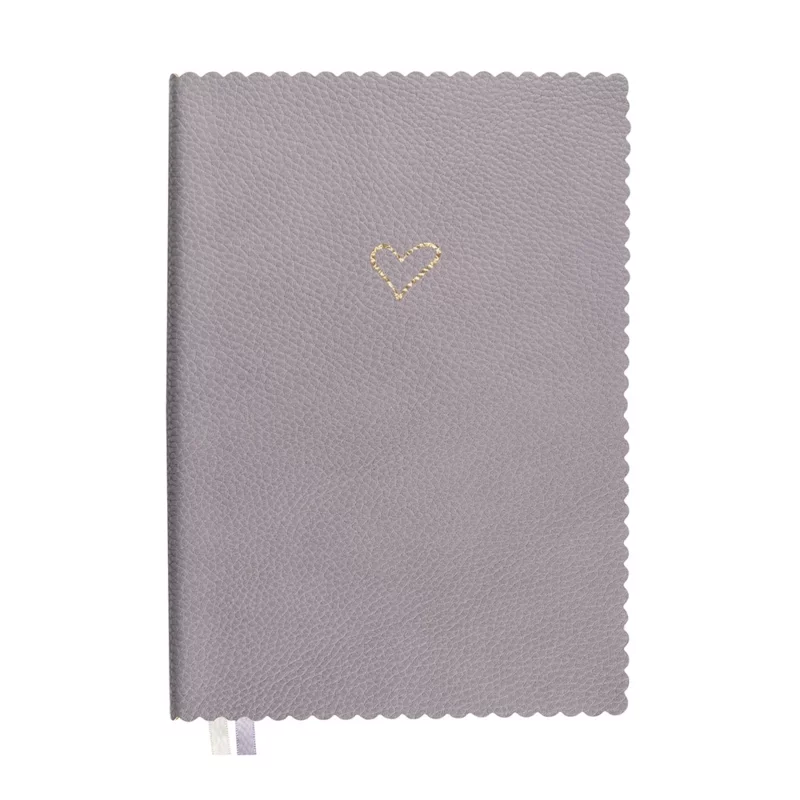 11. Journal, Taupe, heart * Artebene