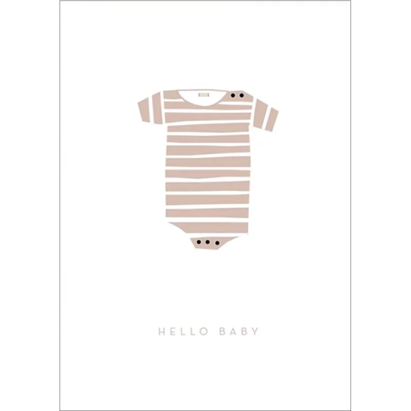 14. Baby Rose, greeting card * Michoucas Design
