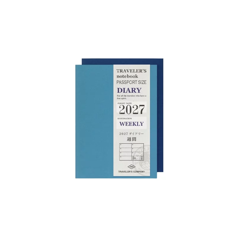 TCP 2027 Weekly Diary Refill Passport * Traveler's Company